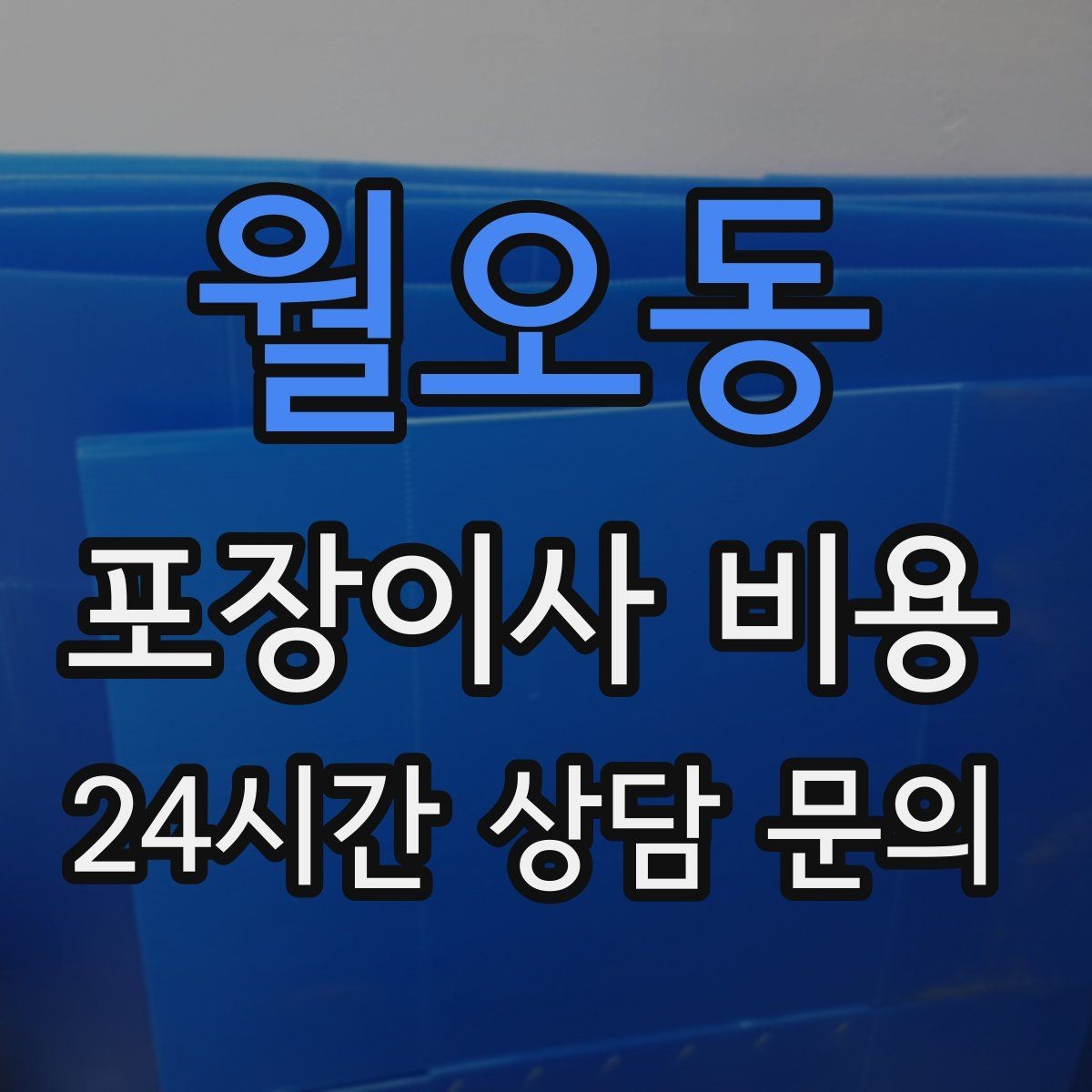 월오동 포장이사 비용 책·그릇을 줄이면 체감이 큰 이유