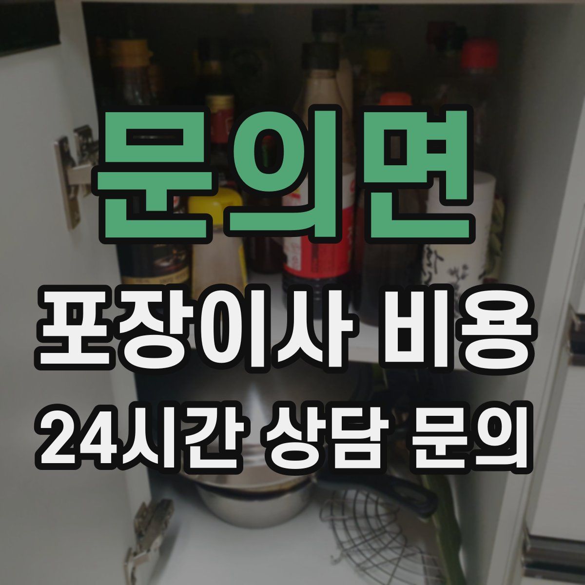 문의면 포장이사 비용