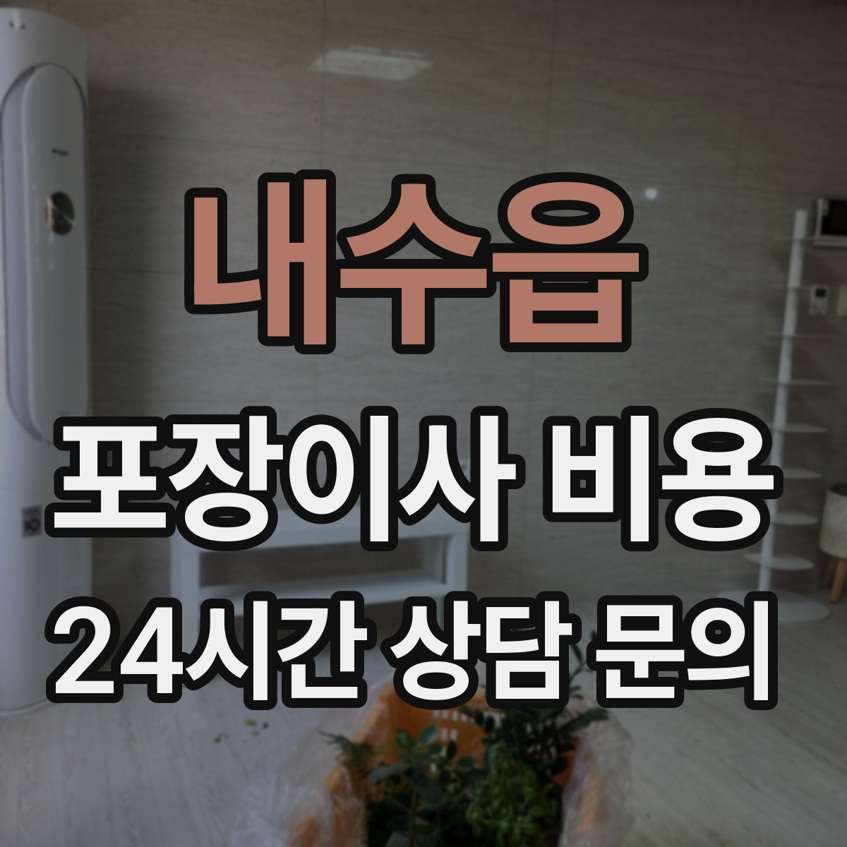내수읍 포장이사 비용