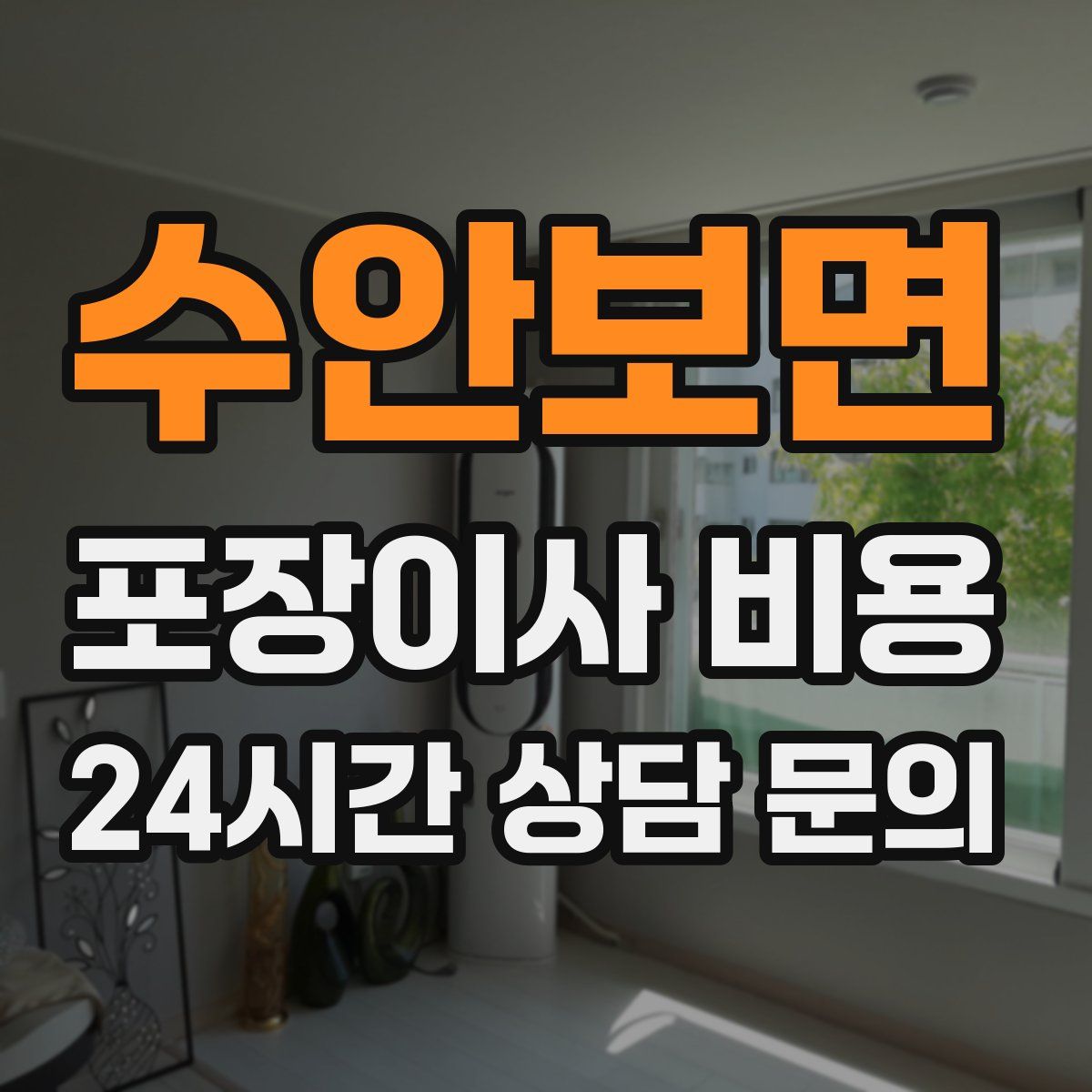 수안보면 포장이사 비용