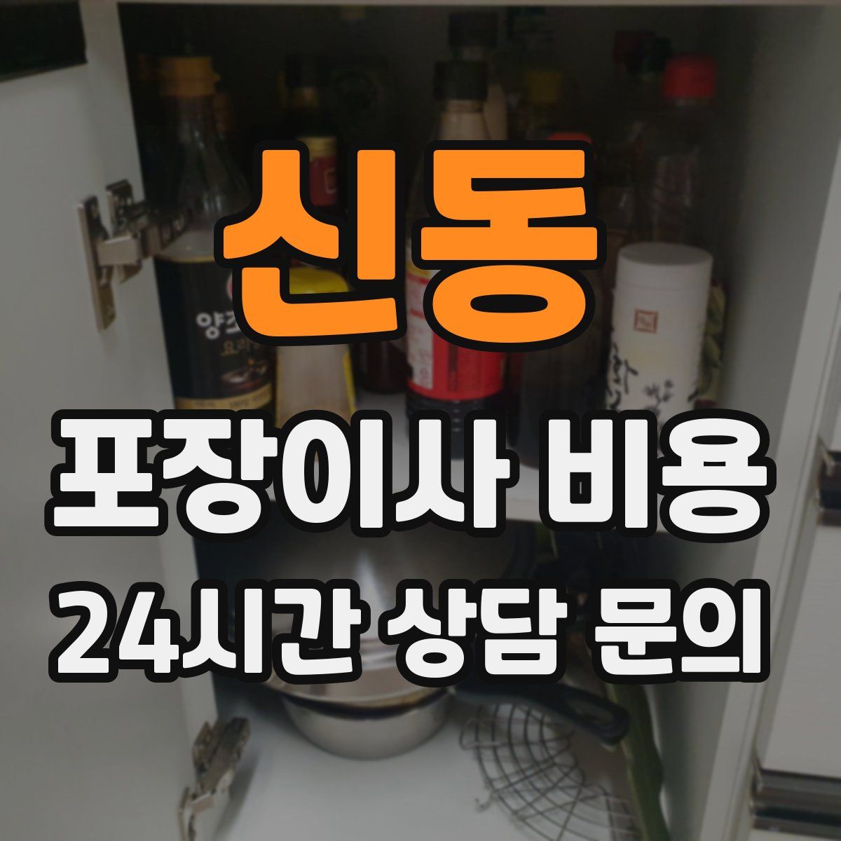 신동 포장이사 비용