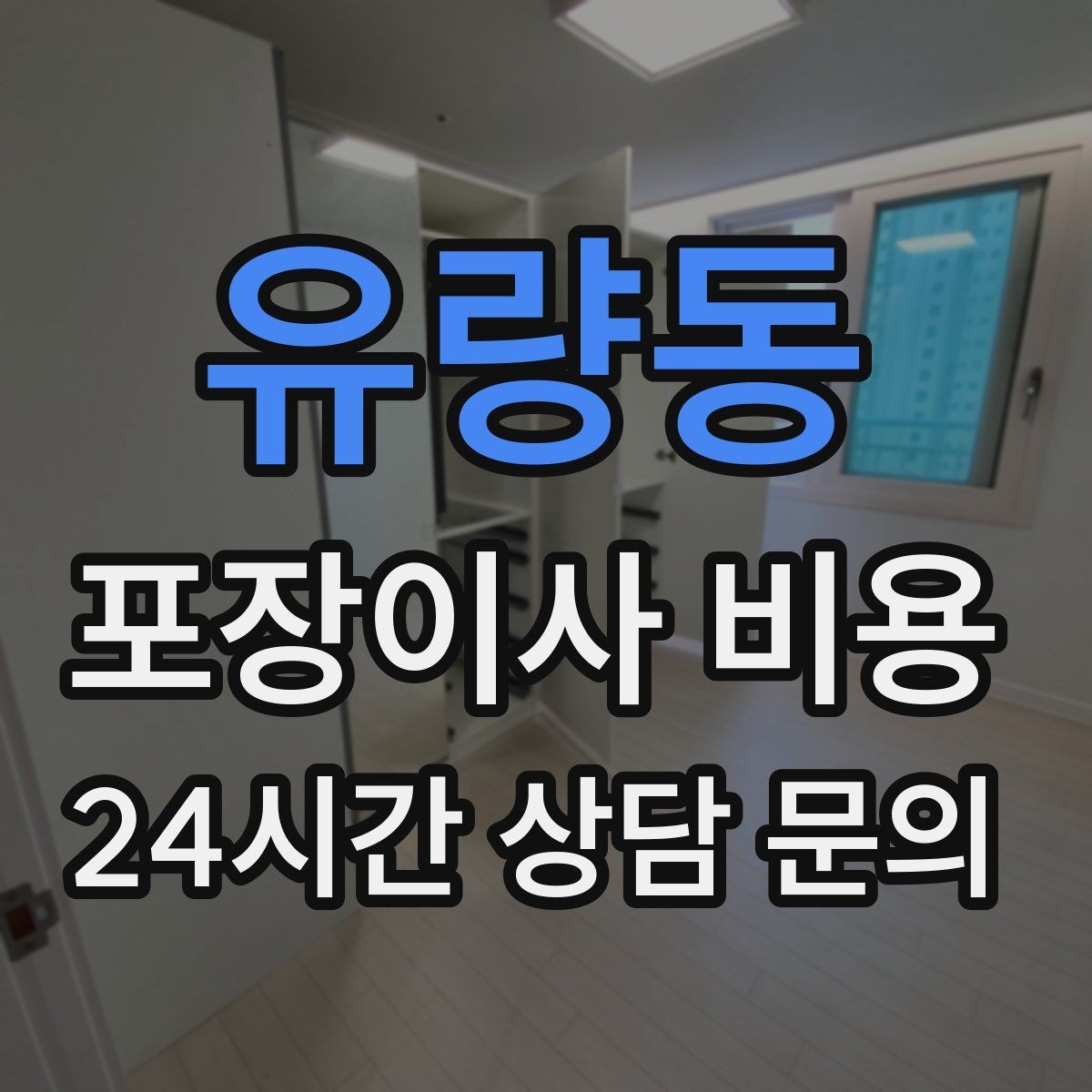 유량동 포장이사 비용 1인 가구가 포장이사를 선택하는 이유