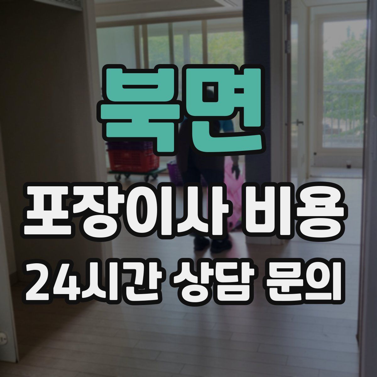 북면 포장이사 비용