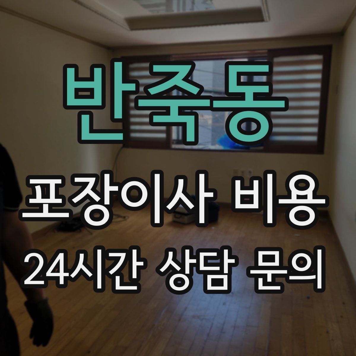 반죽동 포장이사 비용