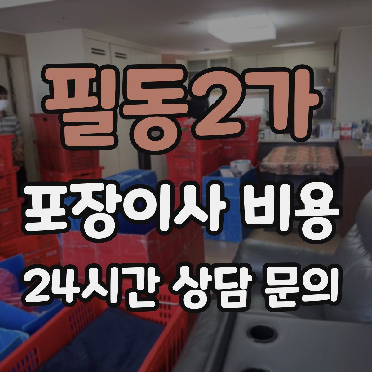 필동2가 포장이사 비용