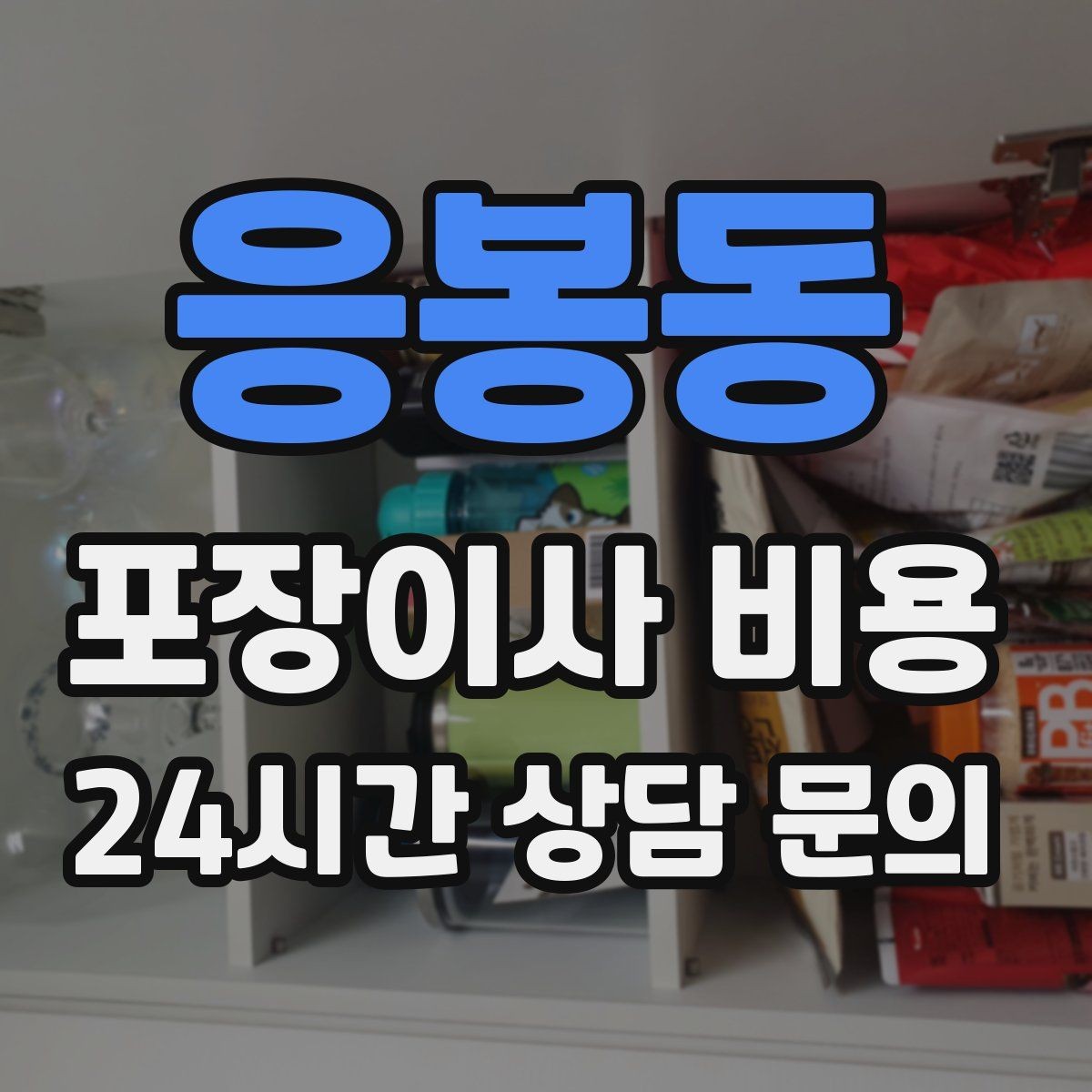 응봉동 포장이사 비용 1인 가구가 포장이사를 선택하는 이유
