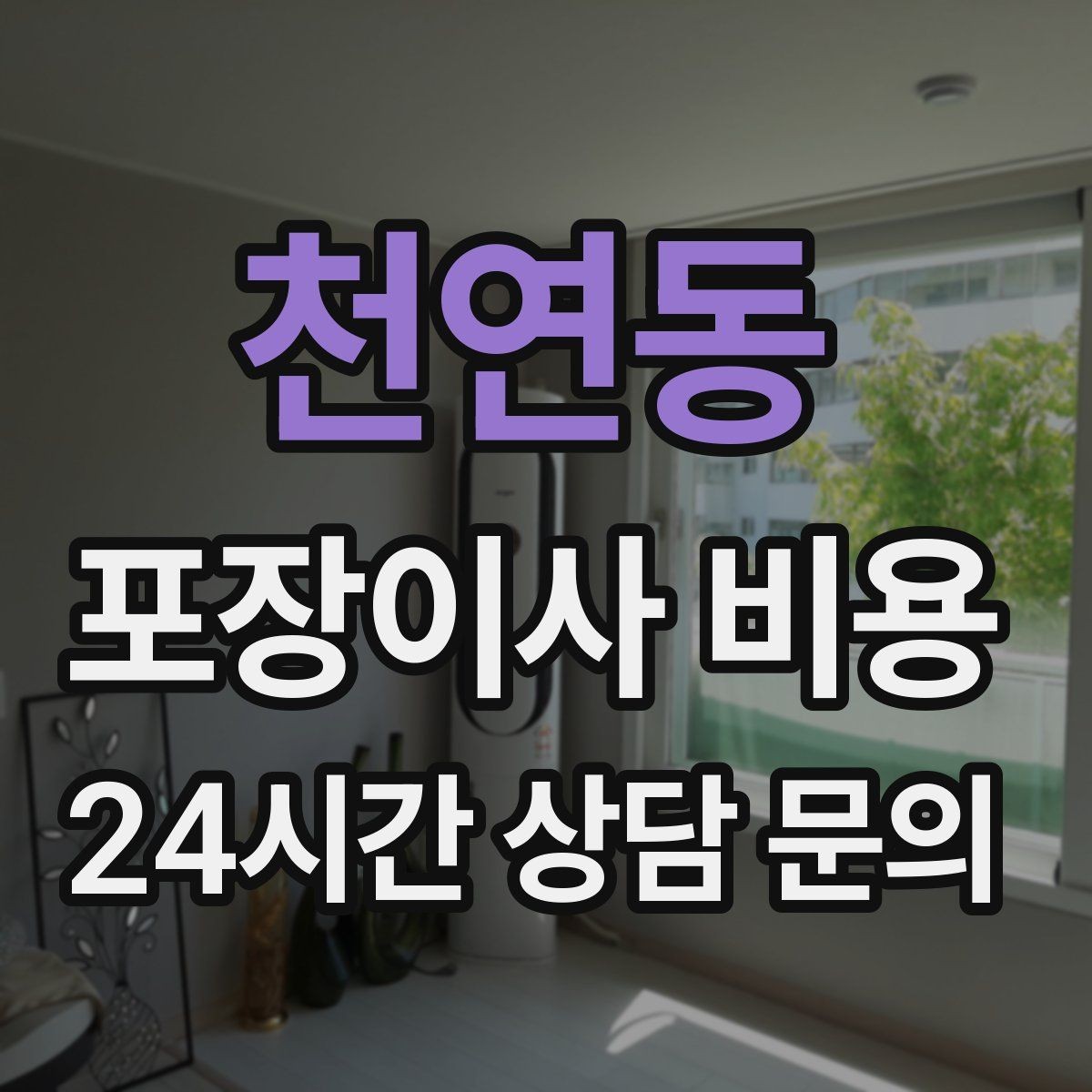 천연동 포장이사 비용 주말과 평일 차이가 나는 이유