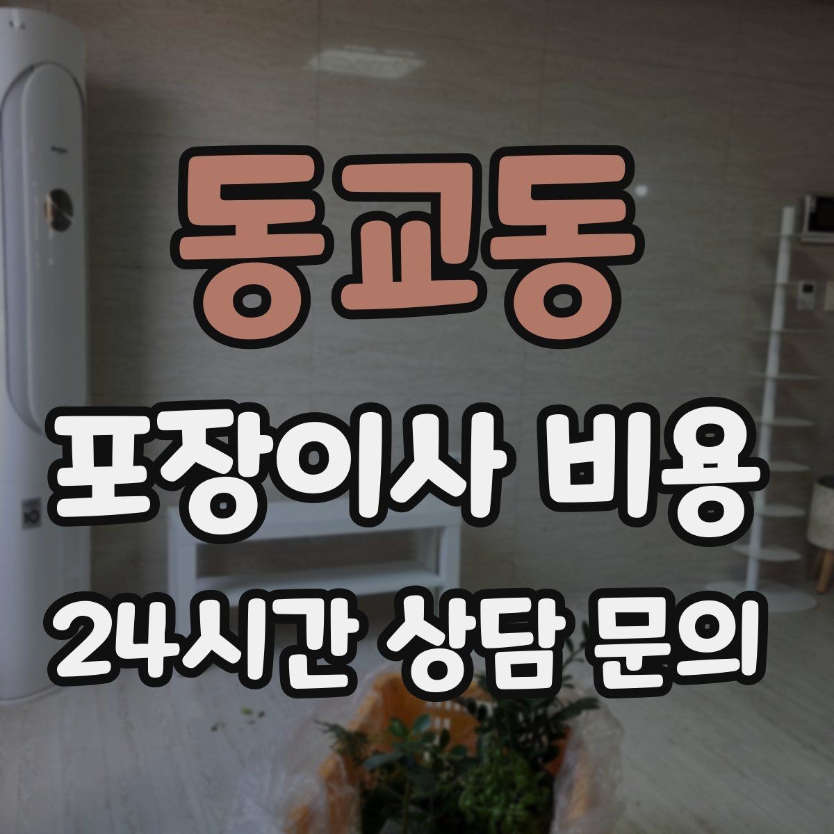 동교동 포장이사 비용 보상 기준이 애매할 때 확인 질문