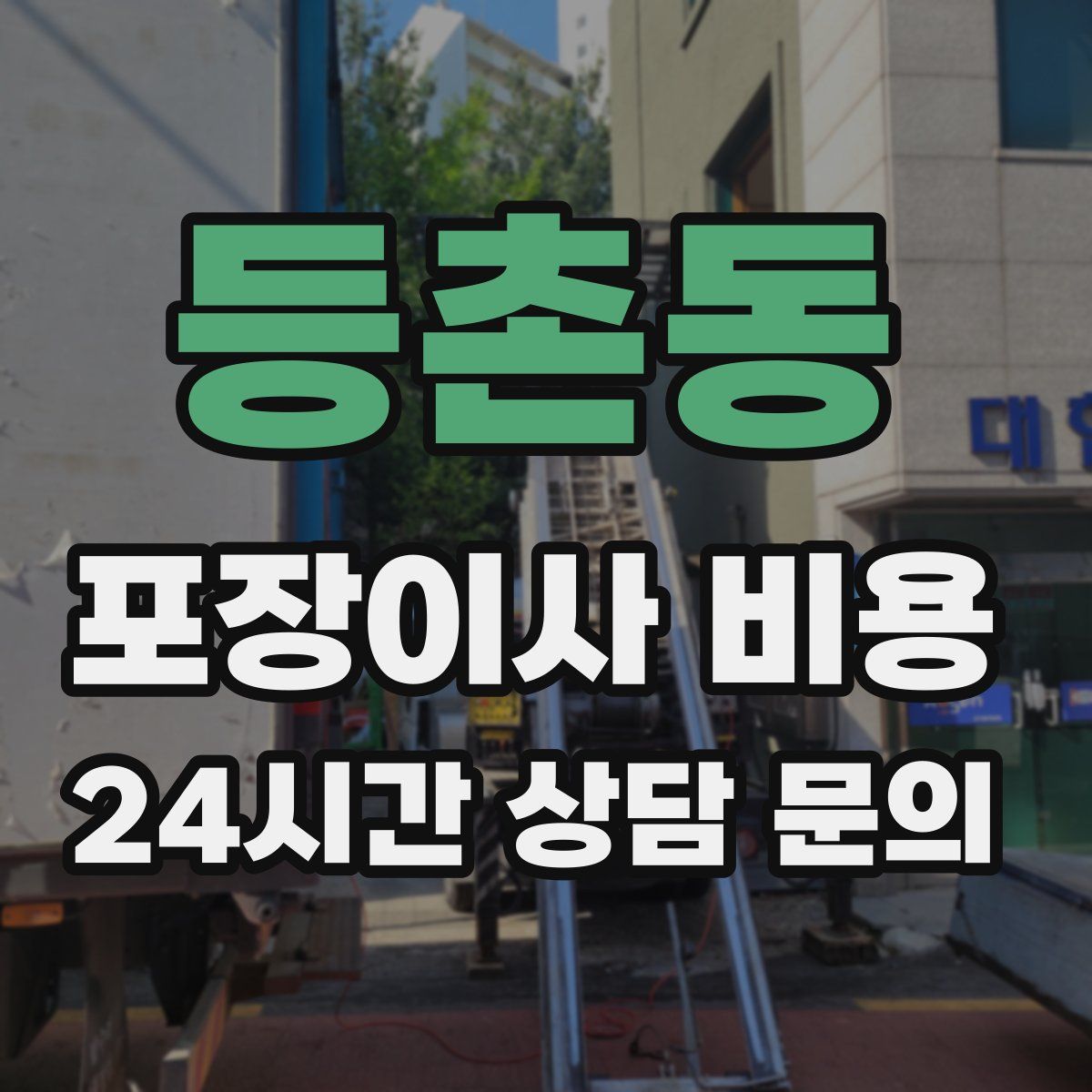 등촌동 포장이사 비용