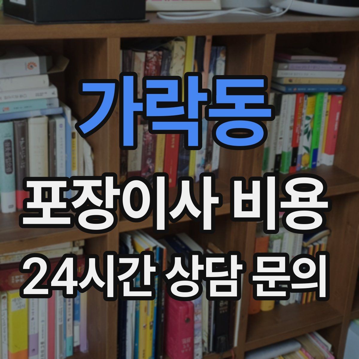 가락동 포장이사 비용 어항·대형 화분이 있을 때 견적 포인트