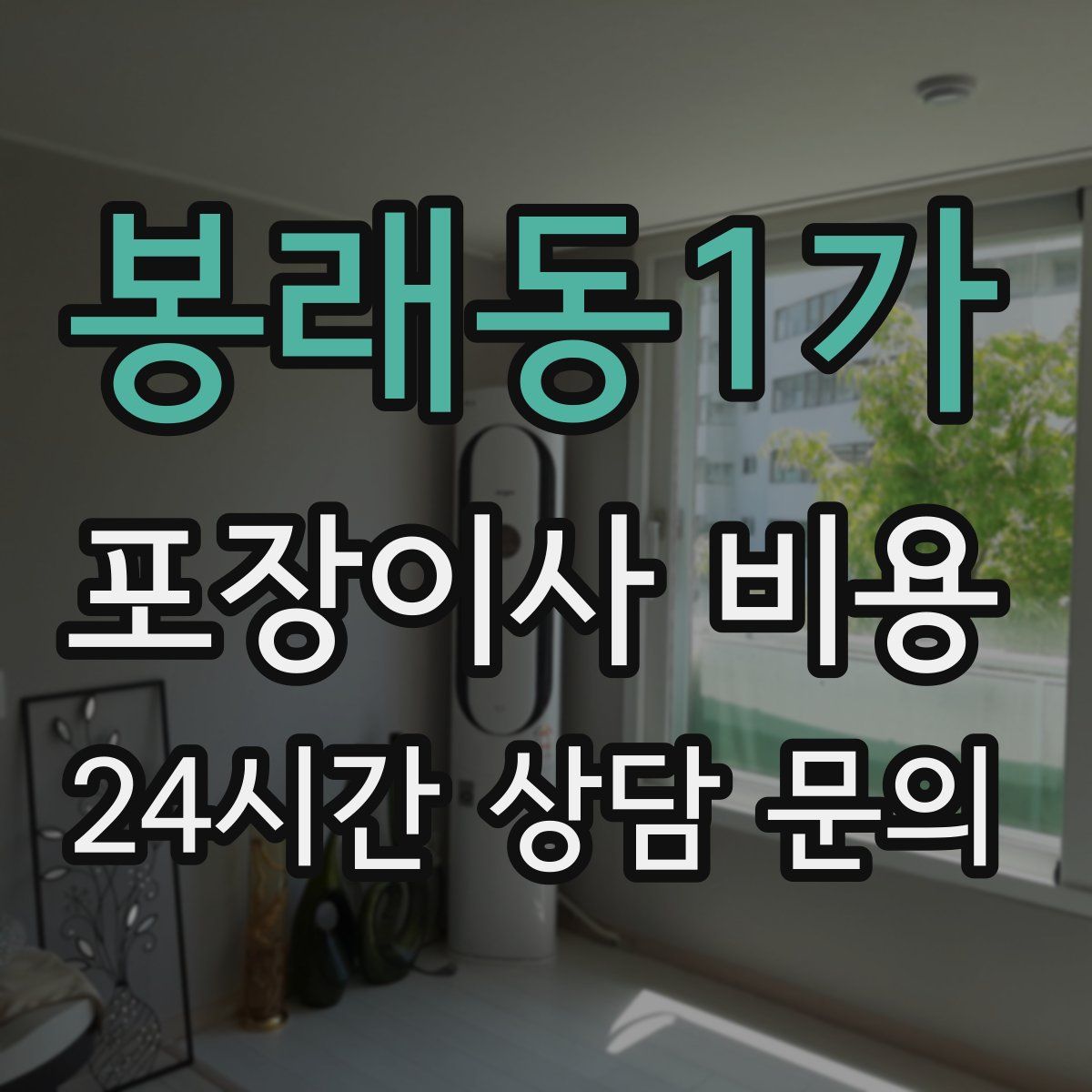 봉래동1가 포장이사 비용
