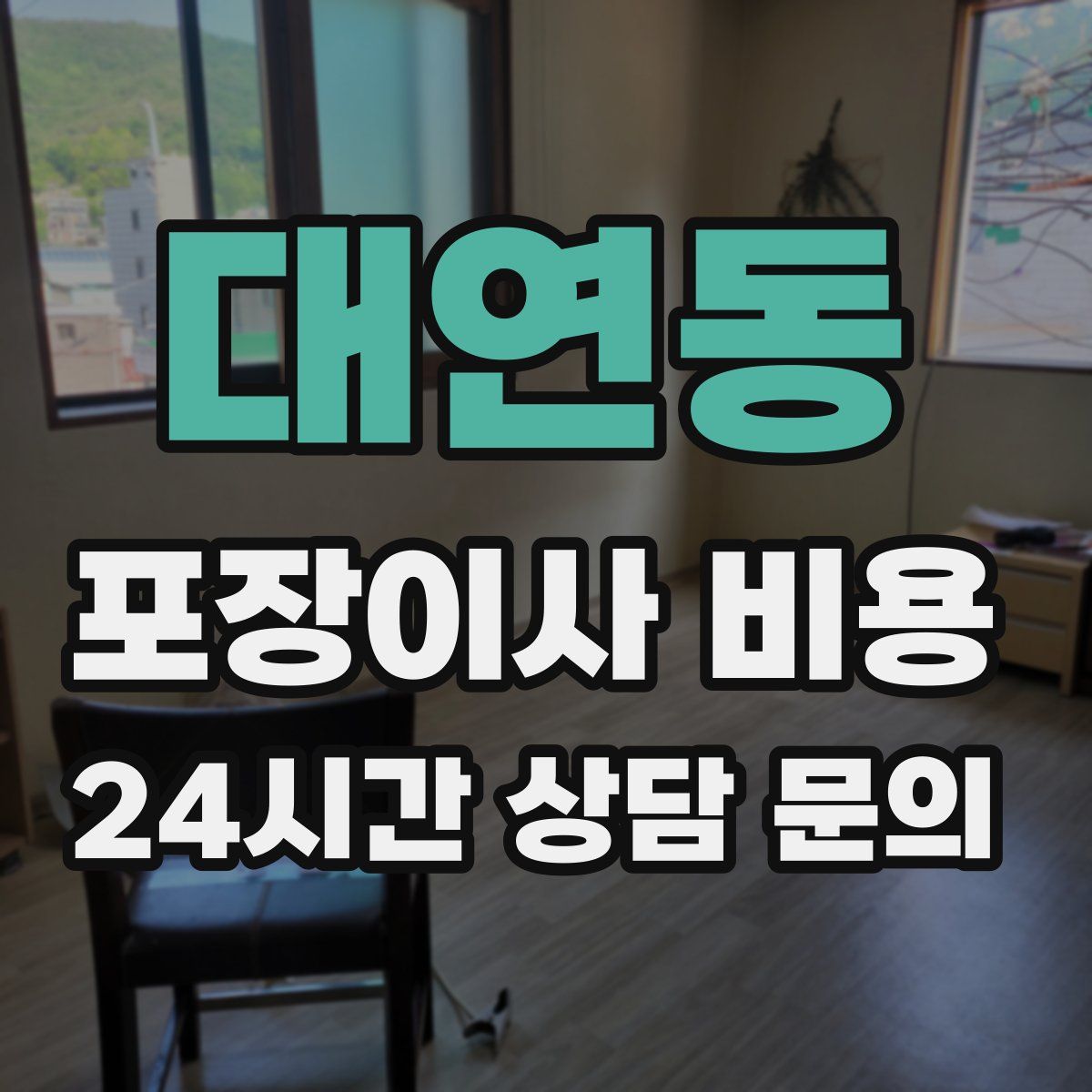 대연동 포장이사 비용