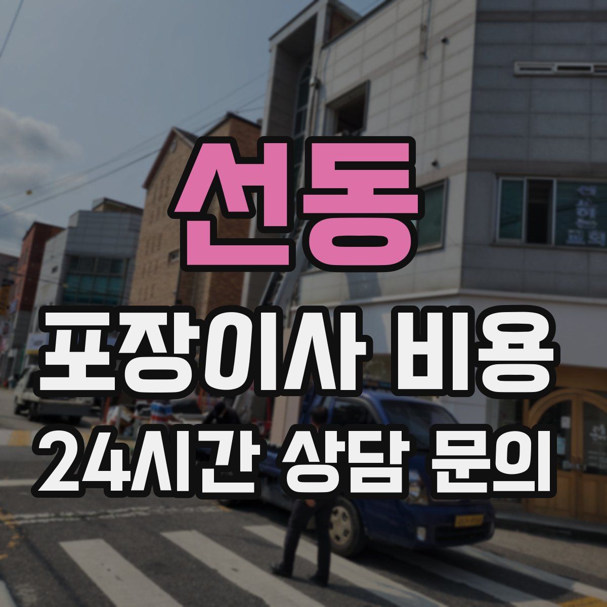 선동 포장이사 비용