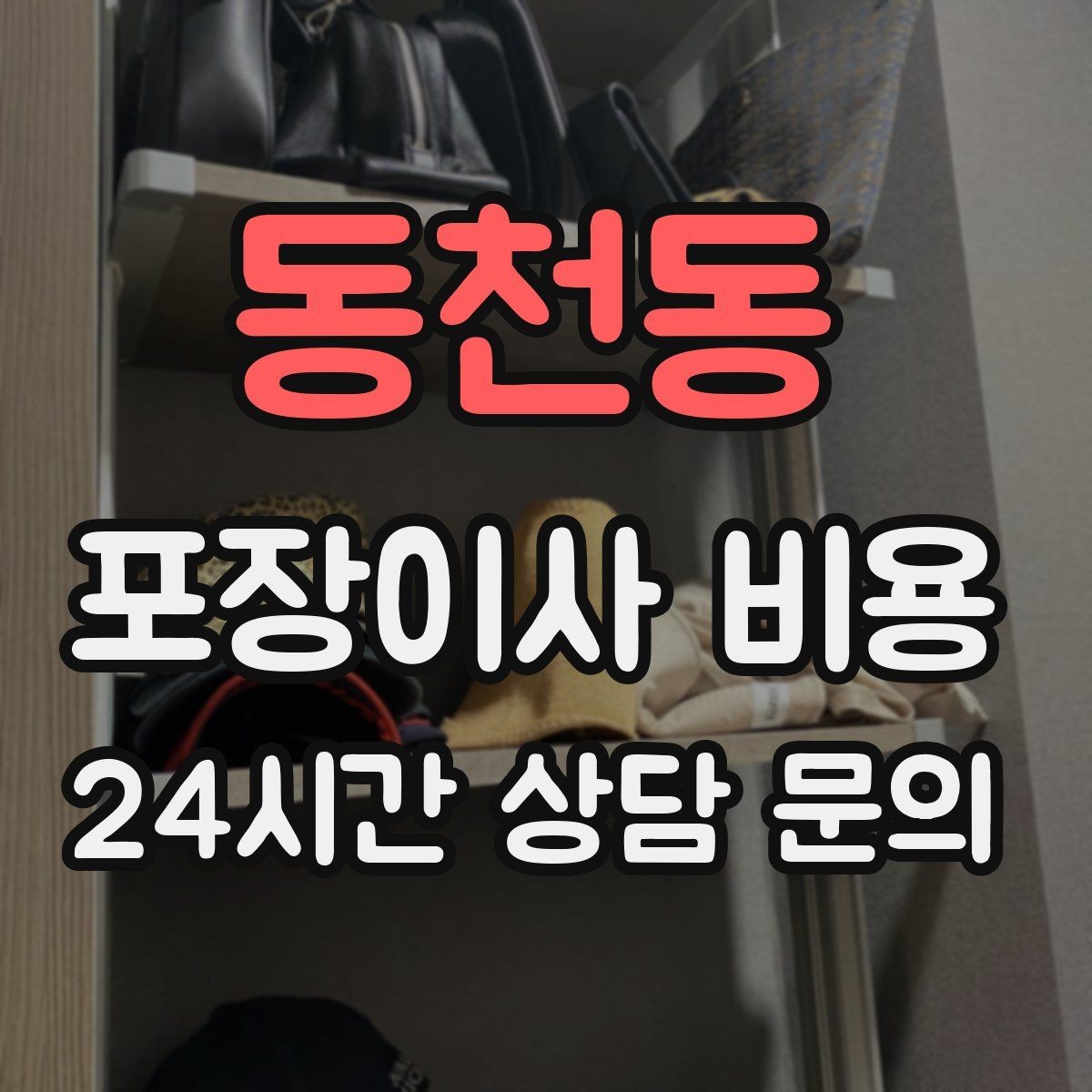동천동 포장이사 비용 인원 수와 작업 품질의 상관관계