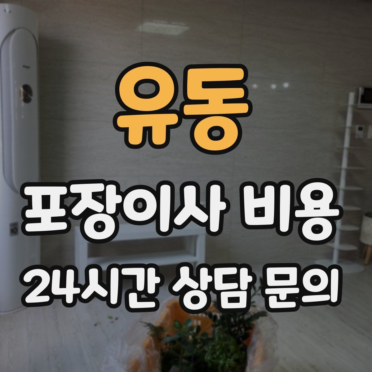 유동 포장이사 비용 사다리차 비용이 달라지는 이유