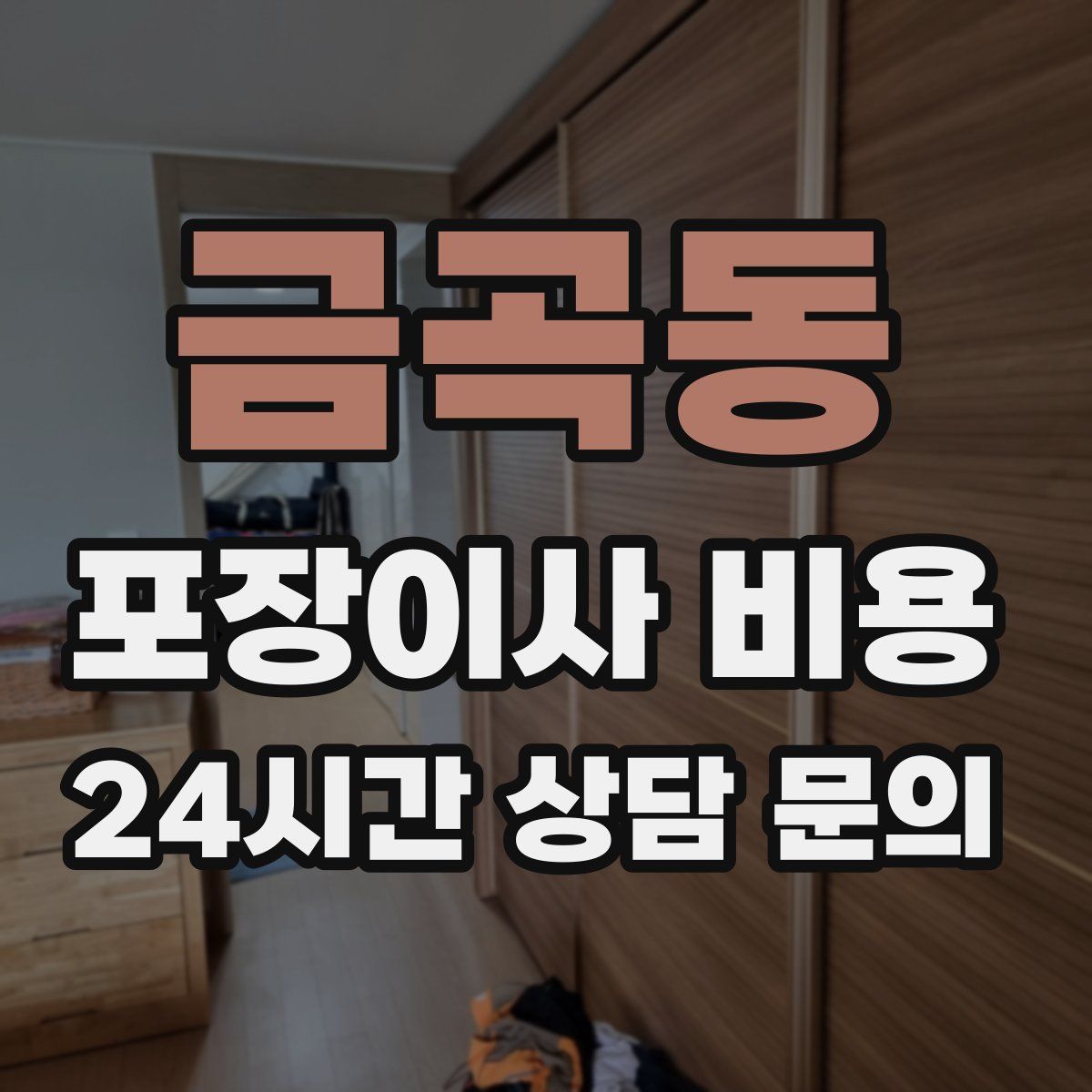 금곡동 포장이사 비용