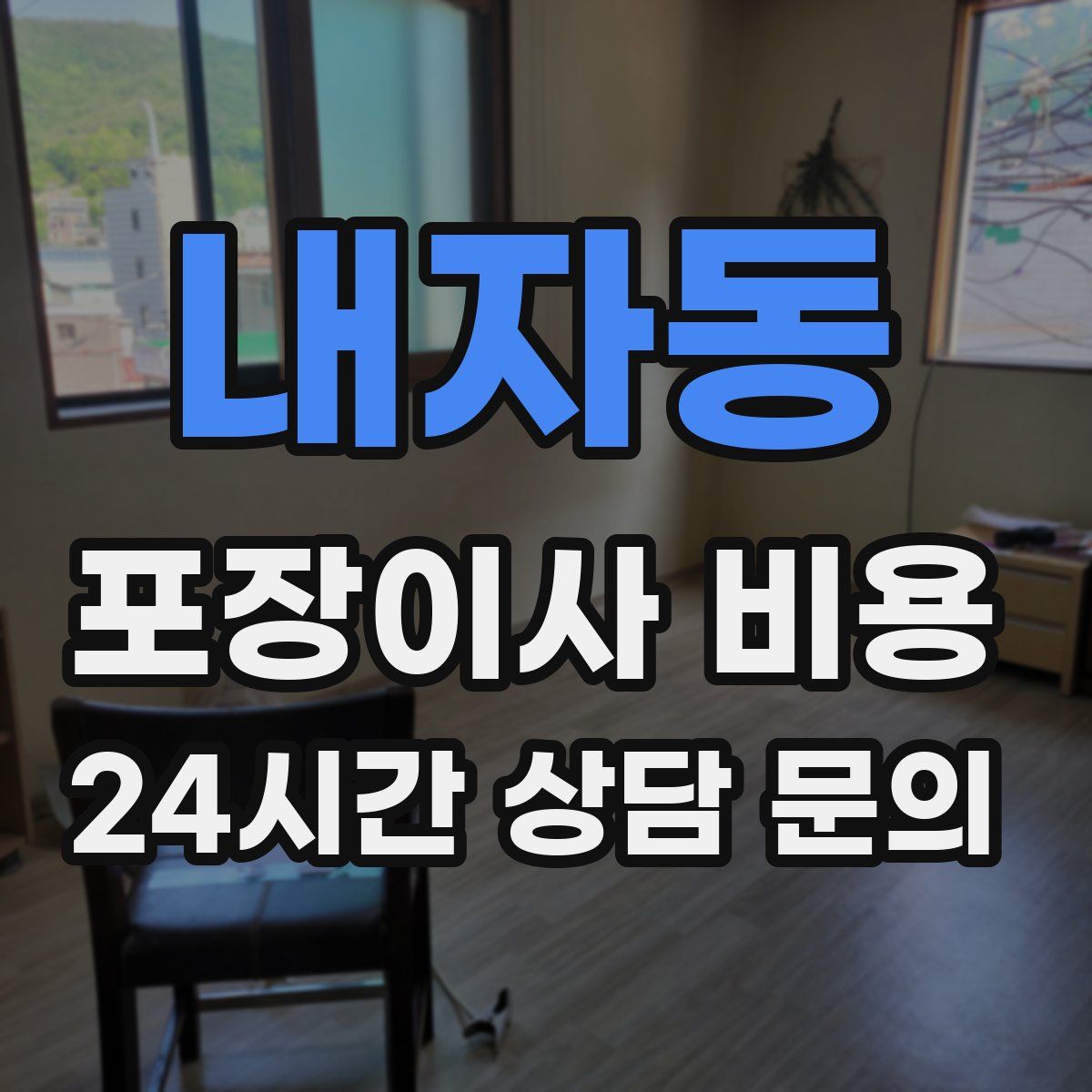 내자동 포장이사 비용