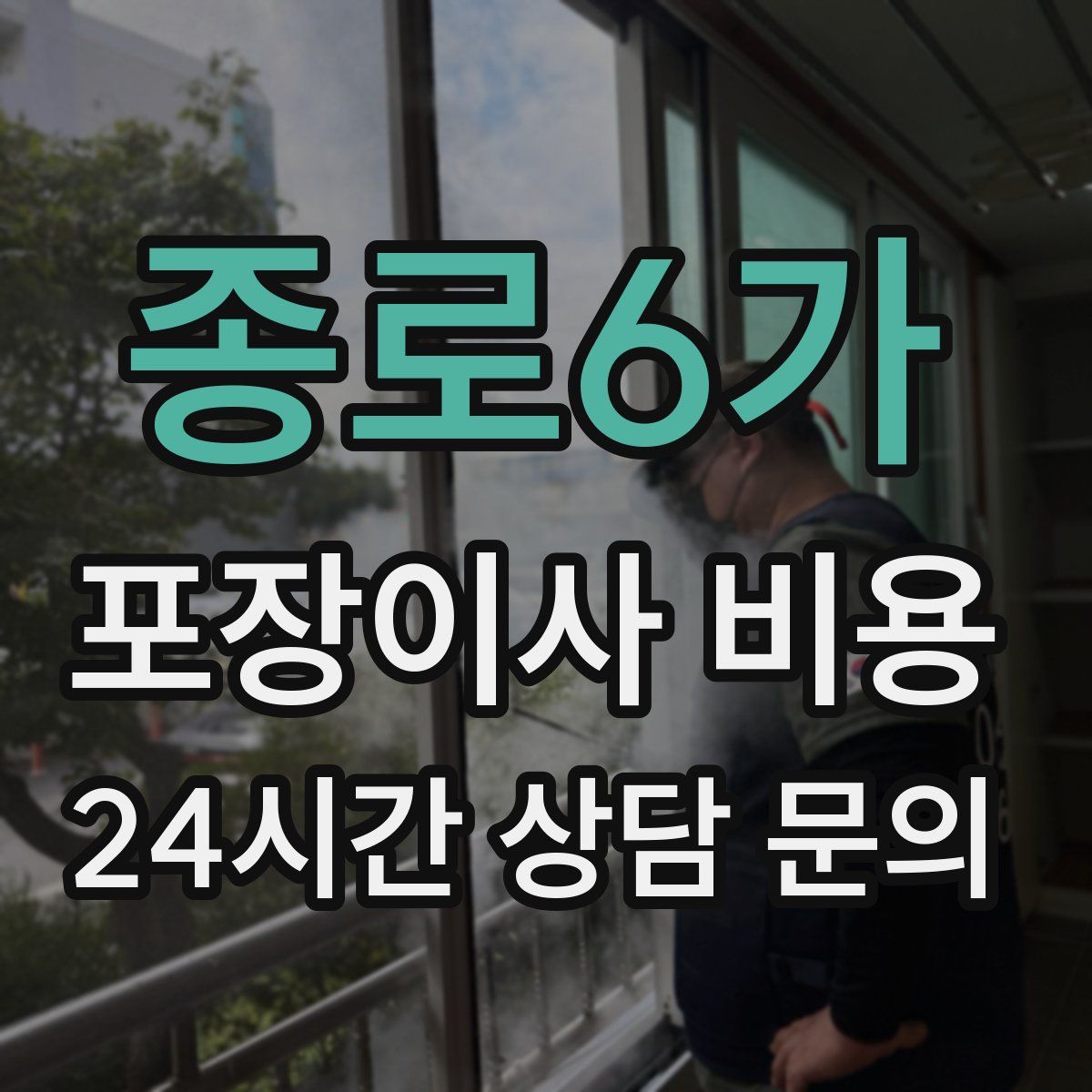 종로6가 포장이사 비용