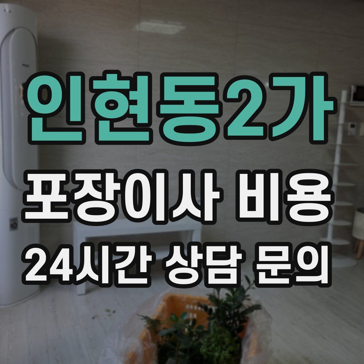 인현동2가 포장이사 비용