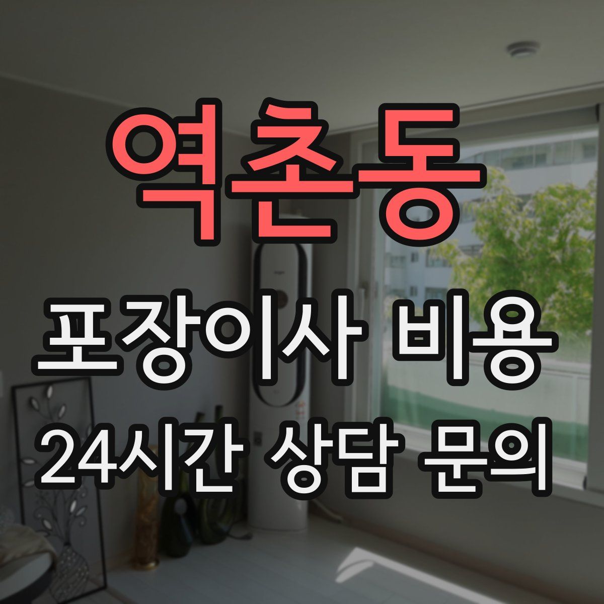 역촌동 포장이사 비용