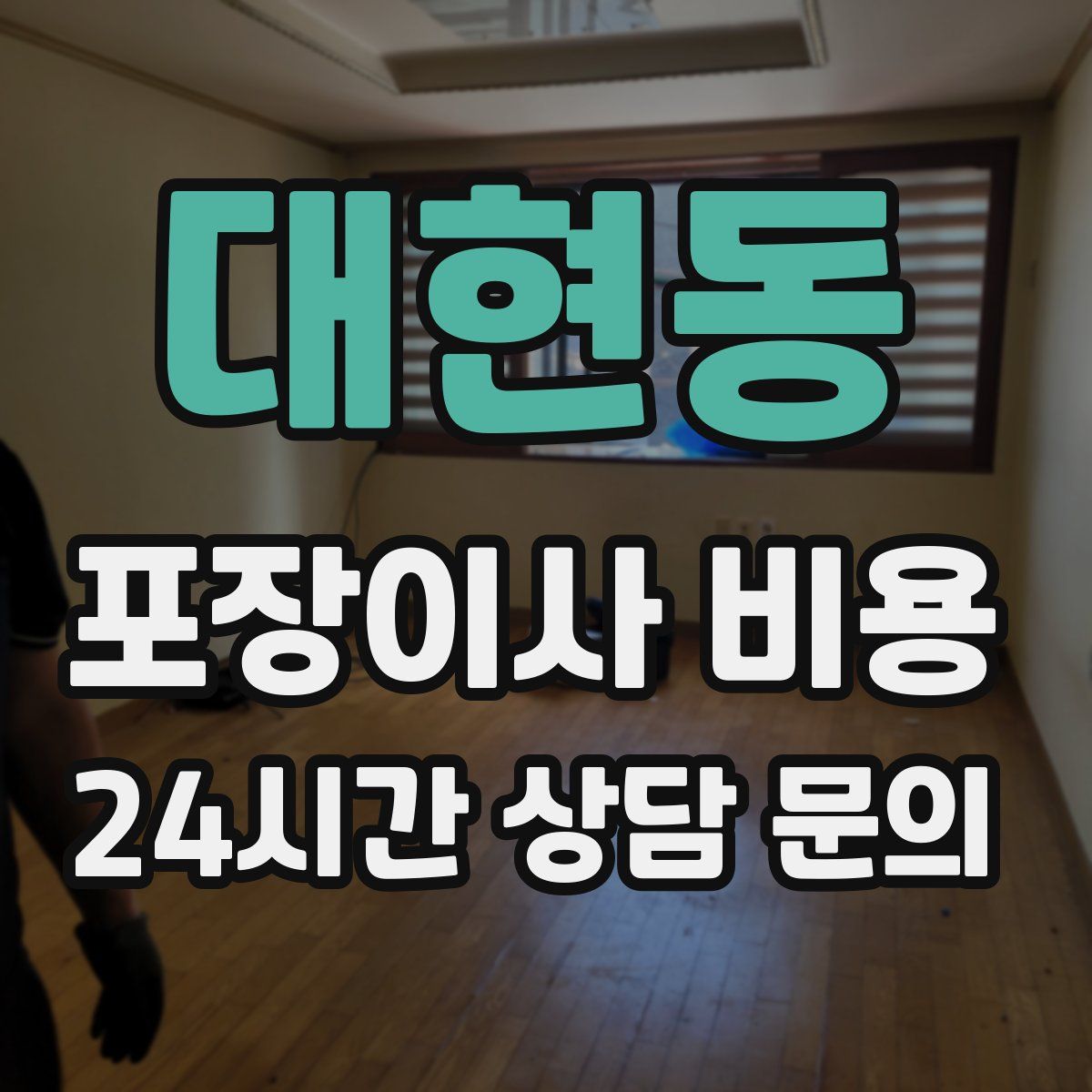 대현동 포장이사 비용