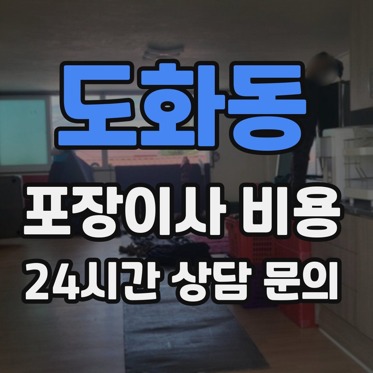 도화동 포장이사 비용
