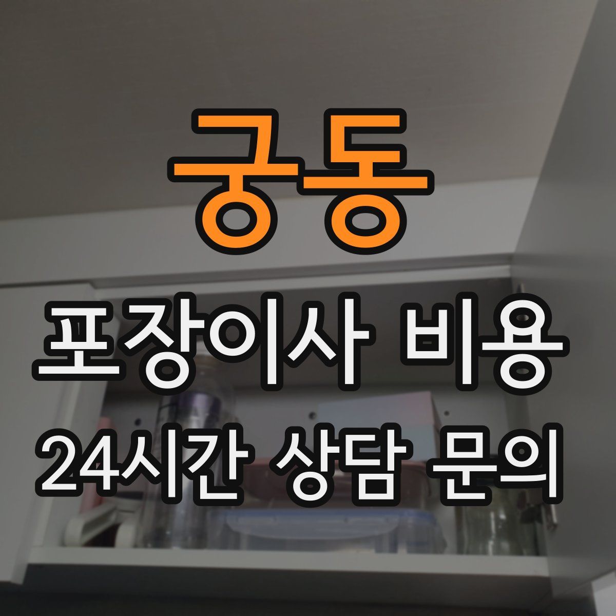 궁동 포장이사 비용