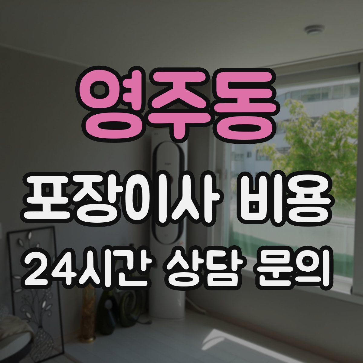 영주동 포장이사 비용