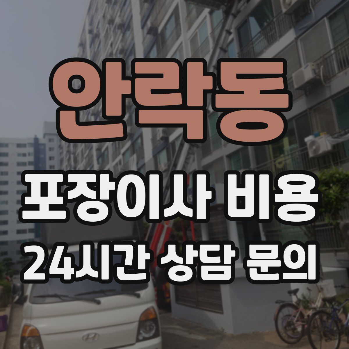 안락동 포장이사 비용