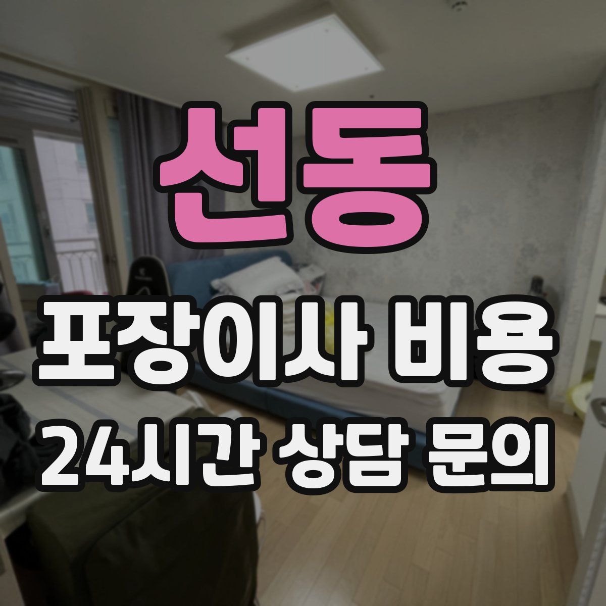 선동 포장이사 비용