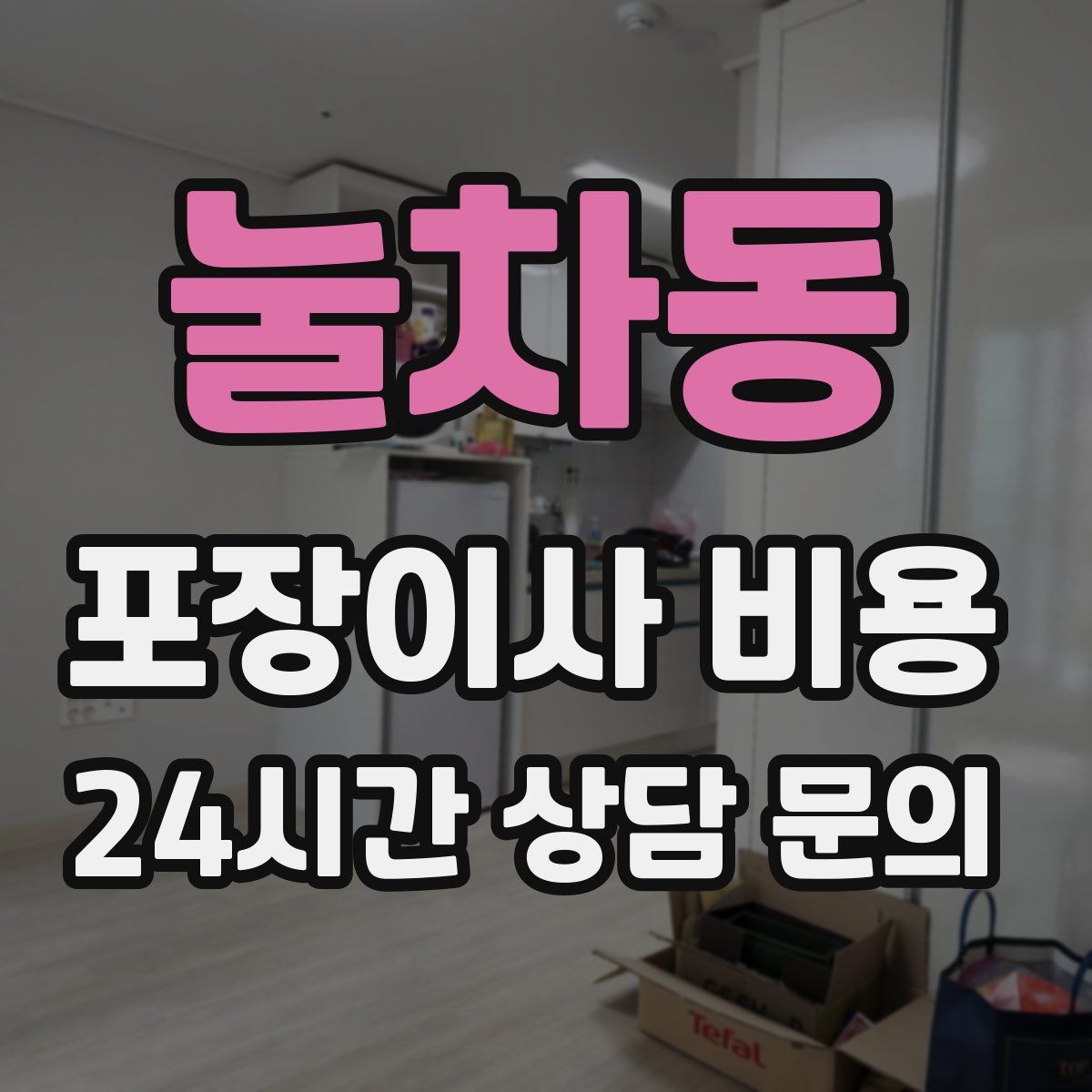 눌차동 포장이사 비용