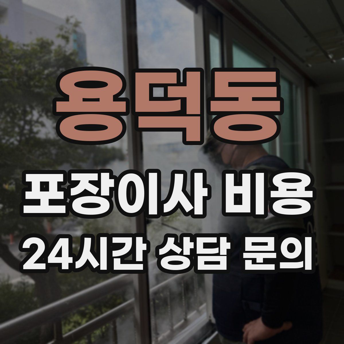 용덕동 포장이사 비용