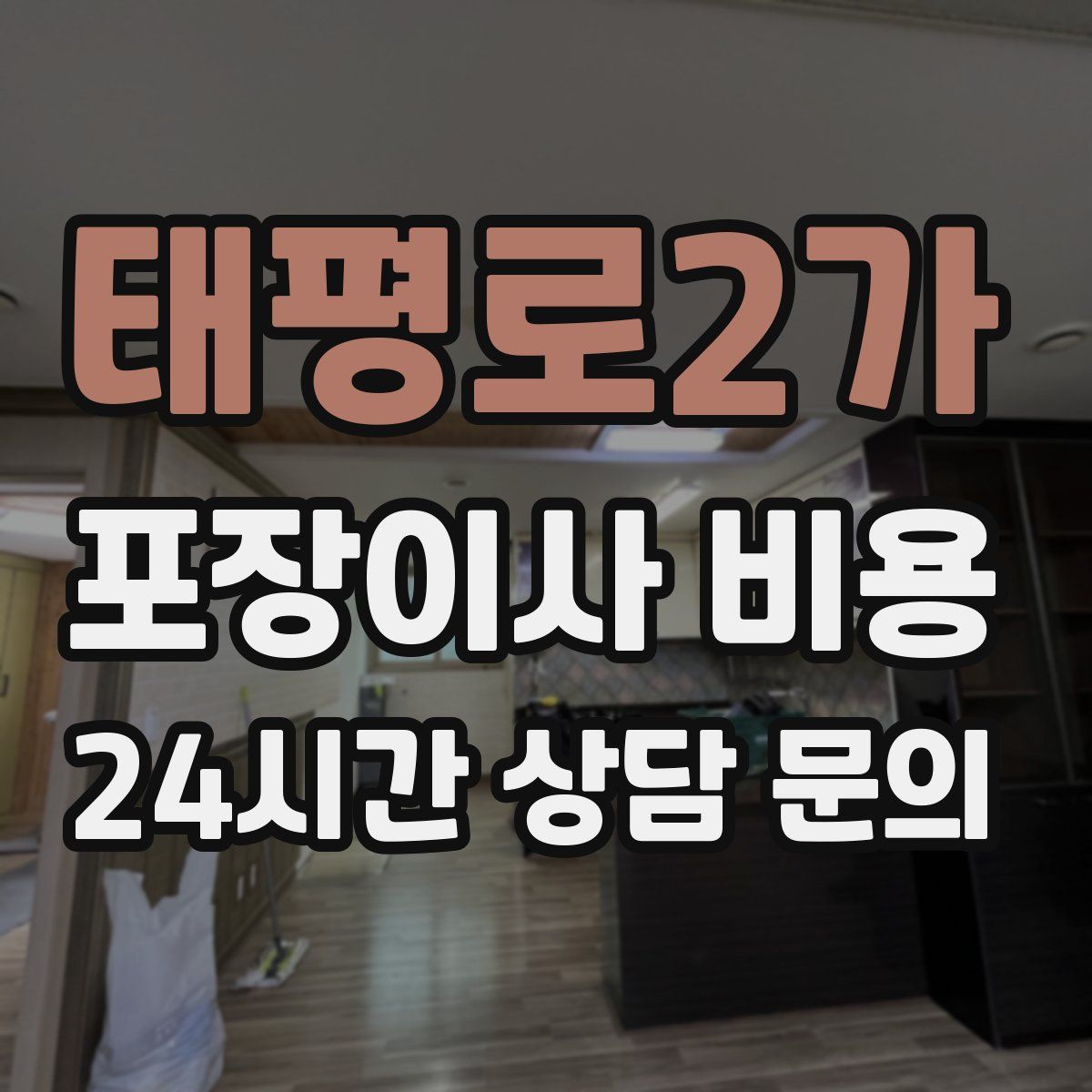 태평로2가 포장이사 비용