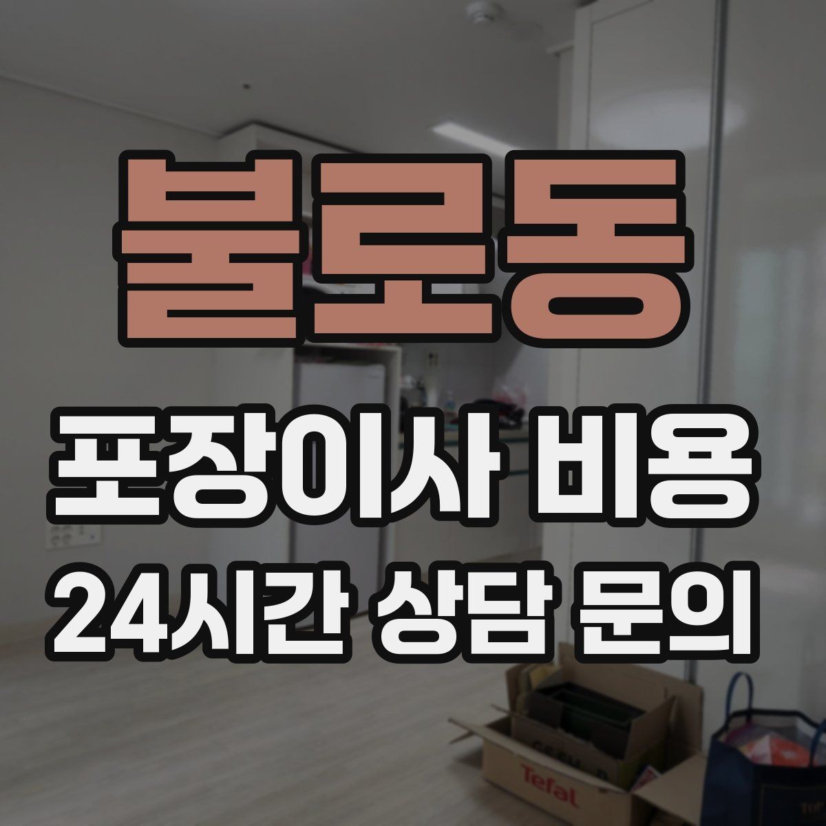 불로동 포장이사 비용 쇼파가 안 들어갈 때 생기는 추가 작업