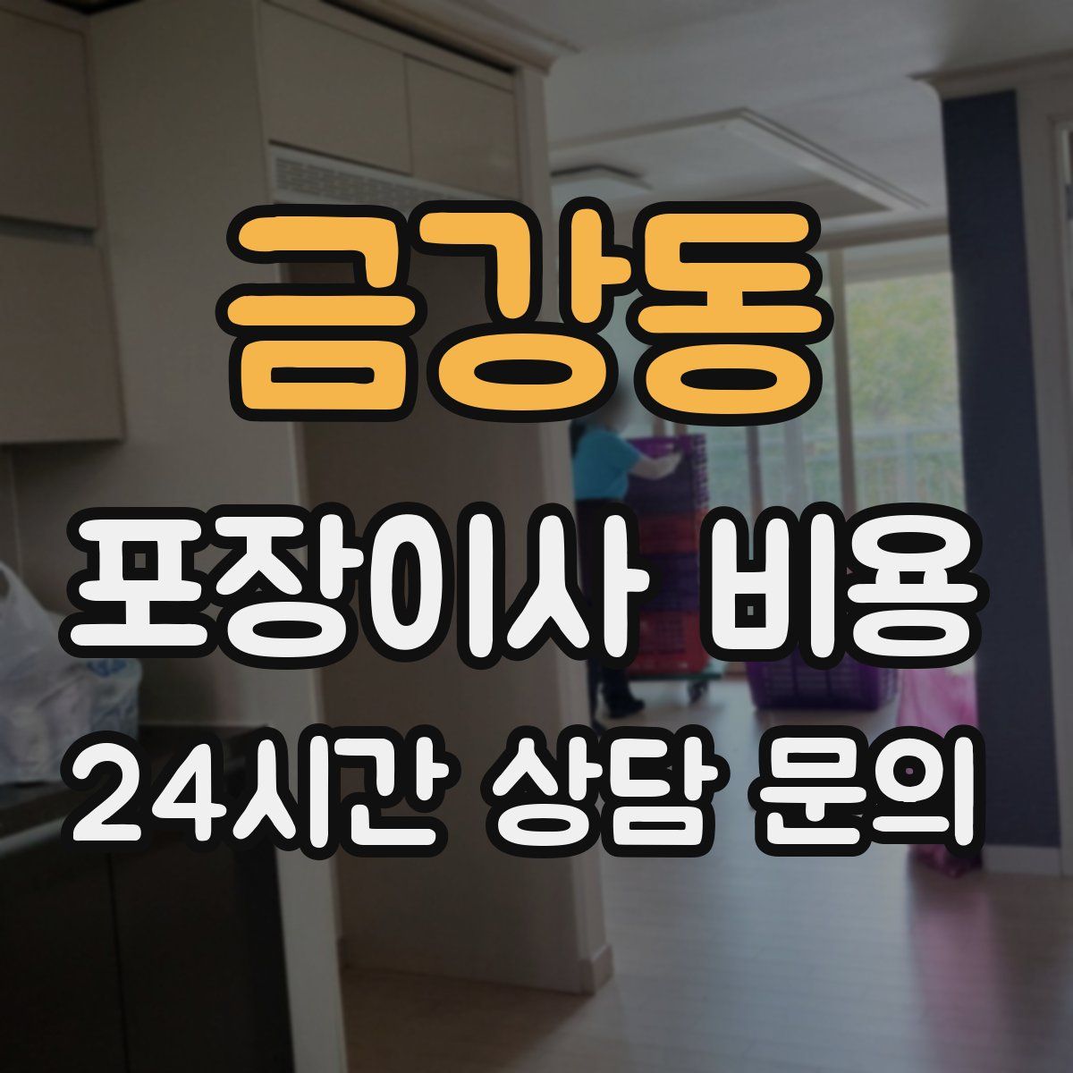 금강동 포장이사 비용