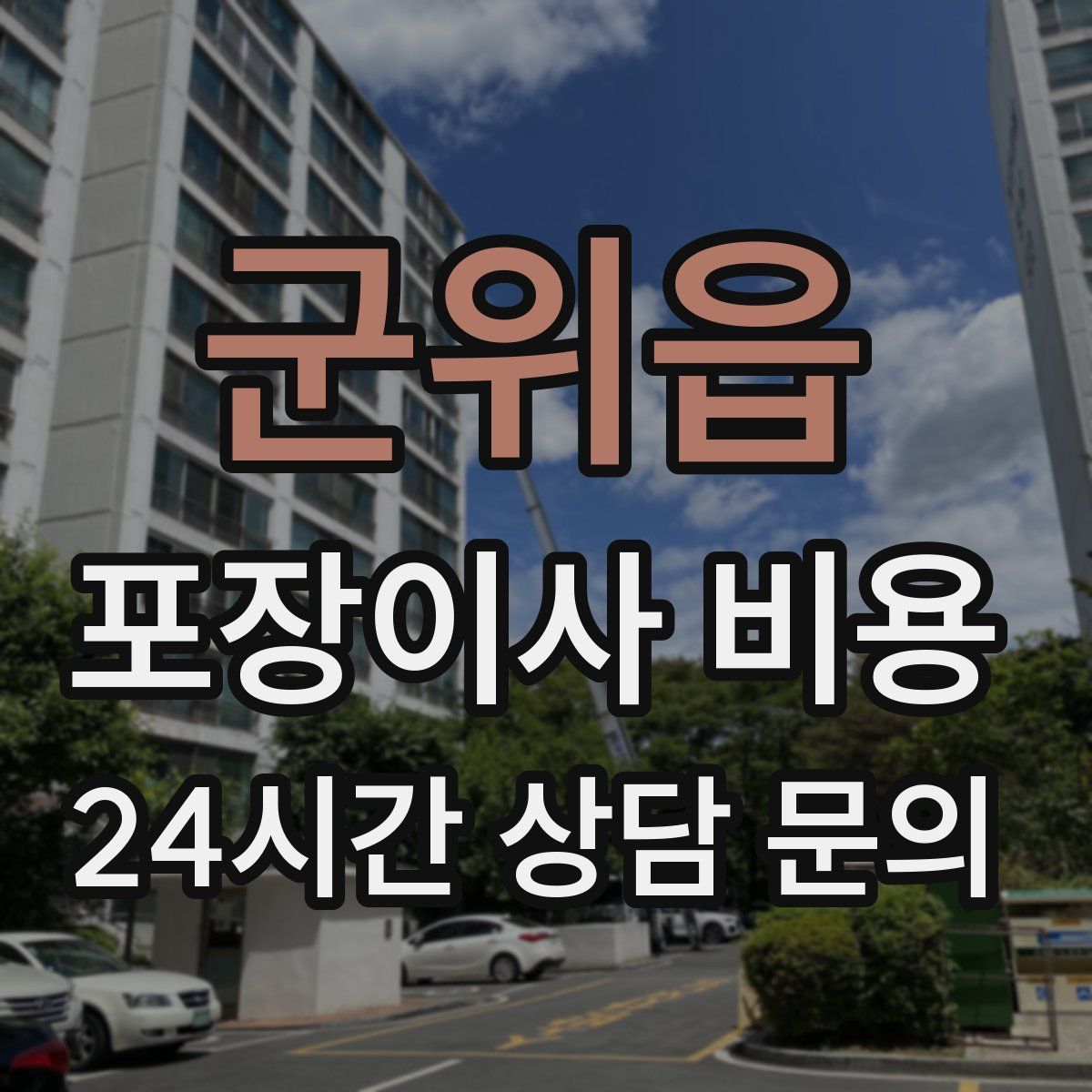 군위읍 포장이사 비용
