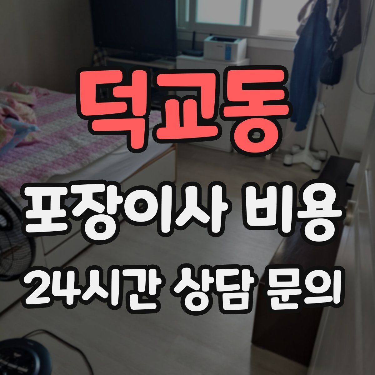 덕교동 포장이사 비용 눈 오는 날 이사에서 주의해야 할 점
