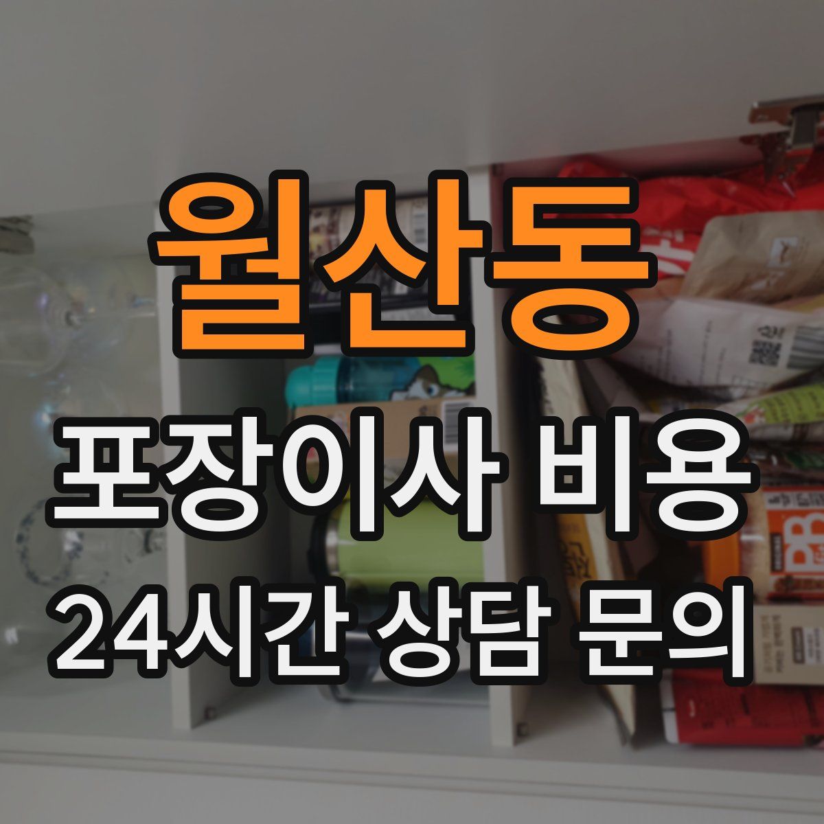 월산동 포장이사 비용