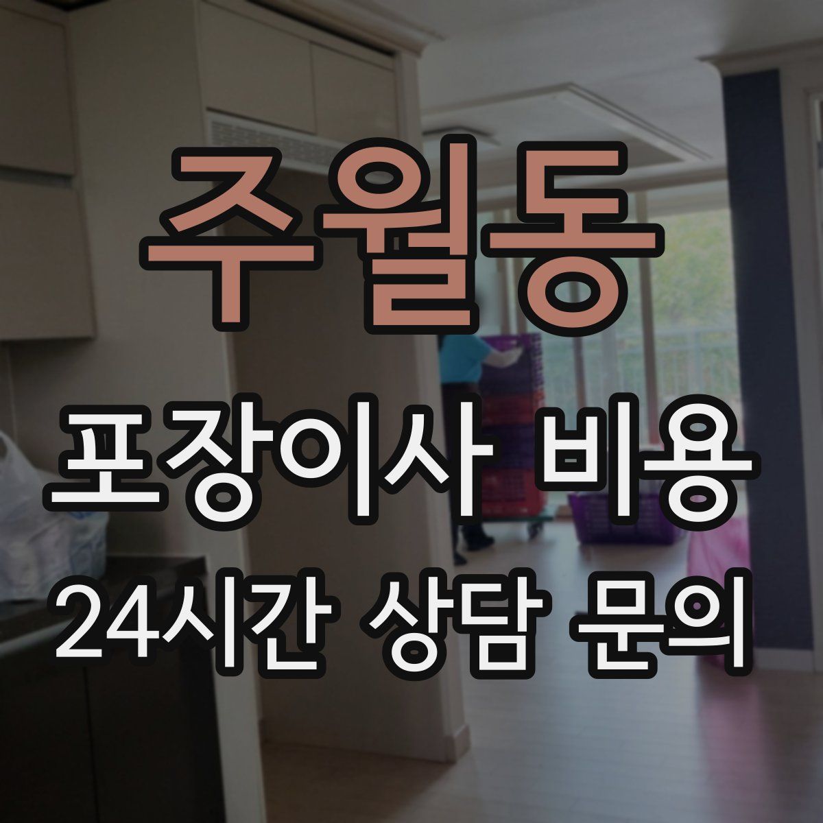 주월동 포장이사 비용