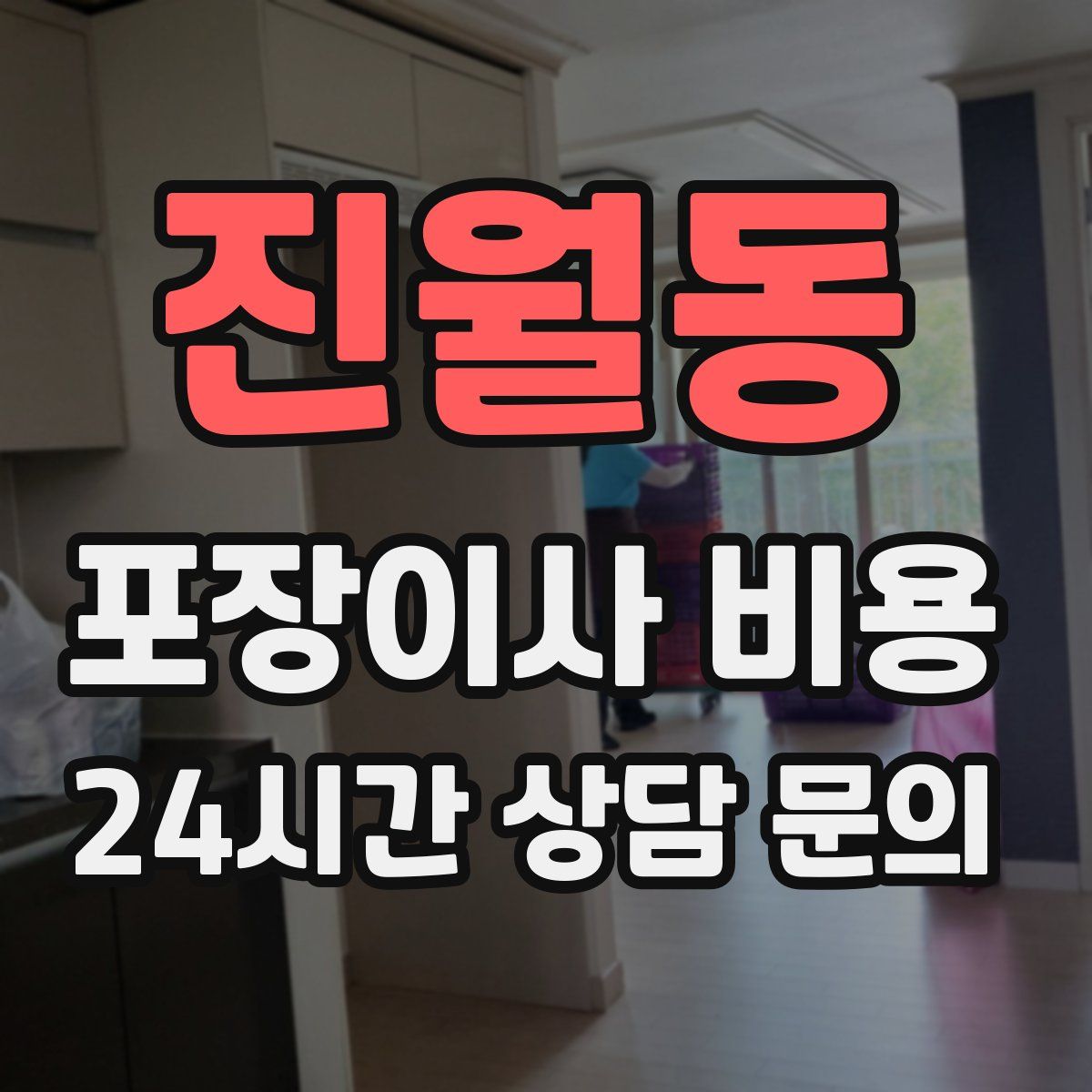 진월동 포장이사 비용