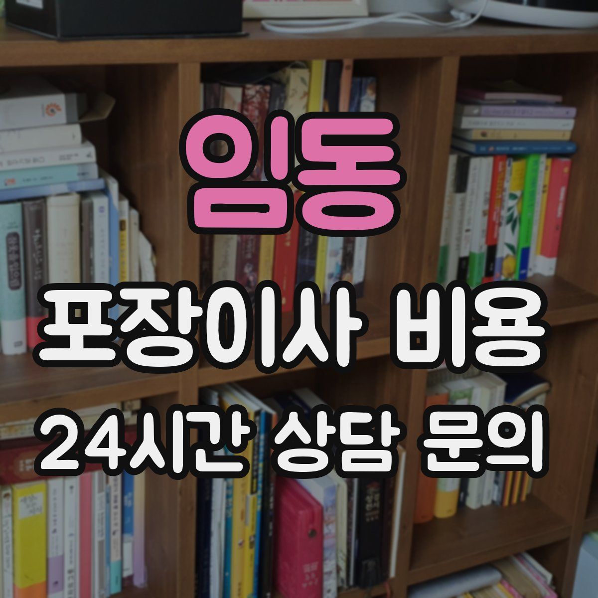 임동 포장이사 비용