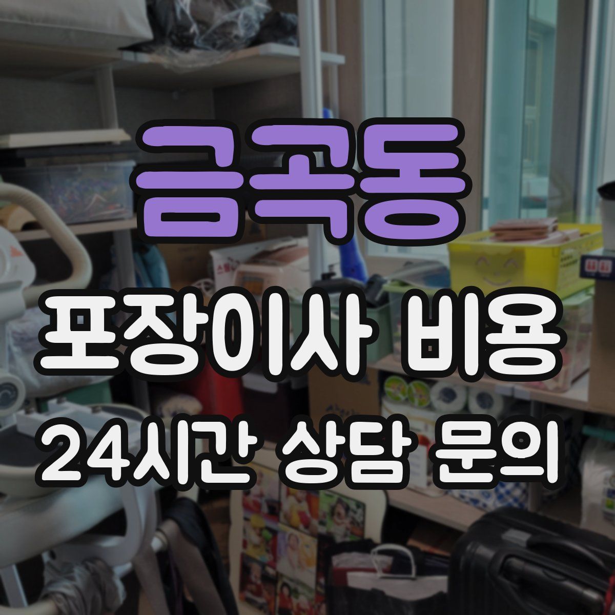 금곡동 포장이사 비용