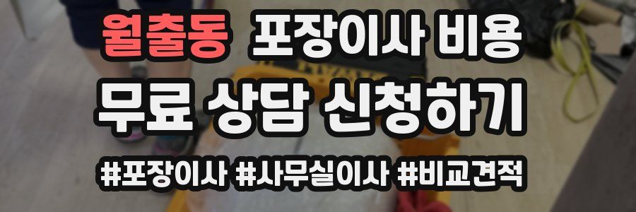 월출동 포장이사 비용