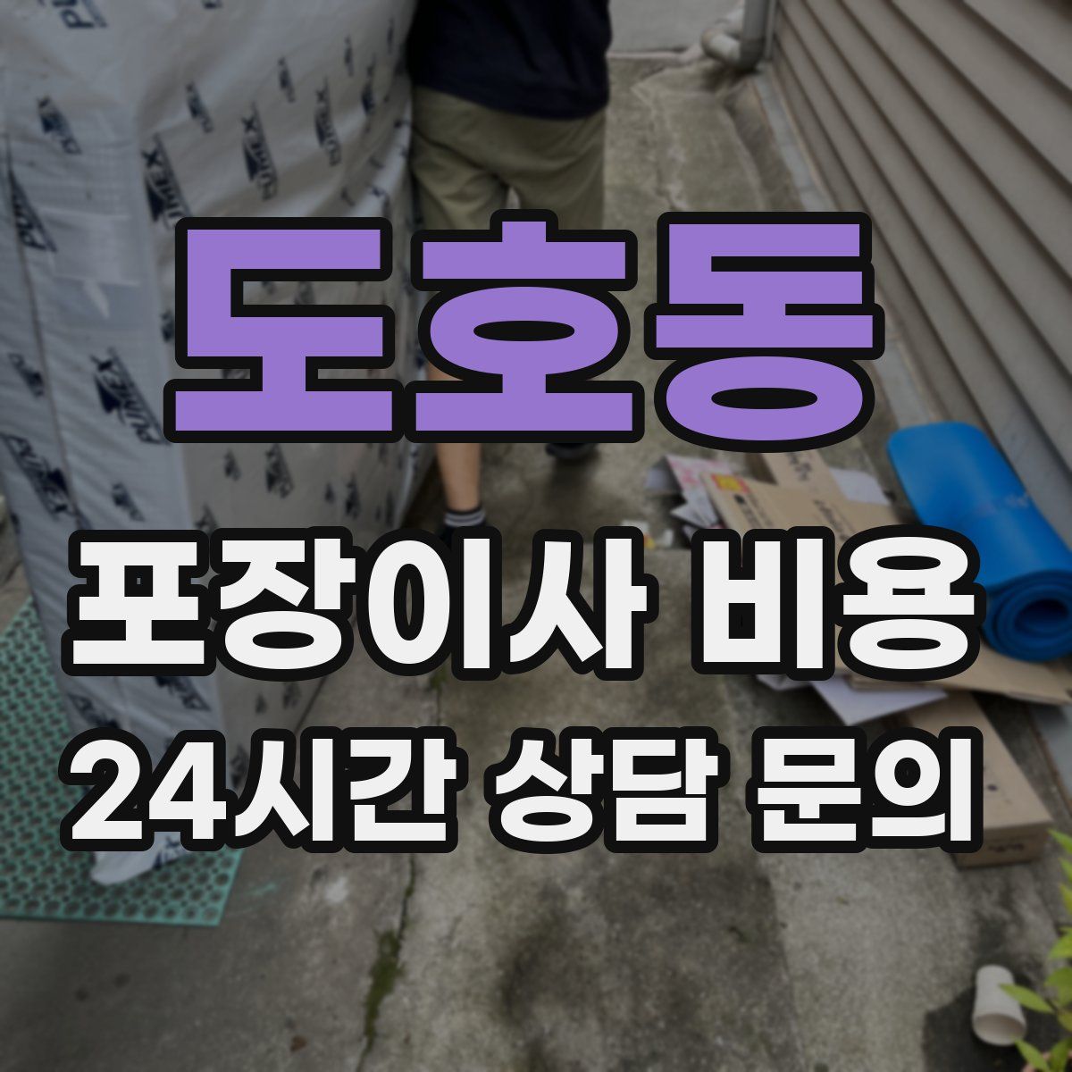 도호동 포장이사 비용