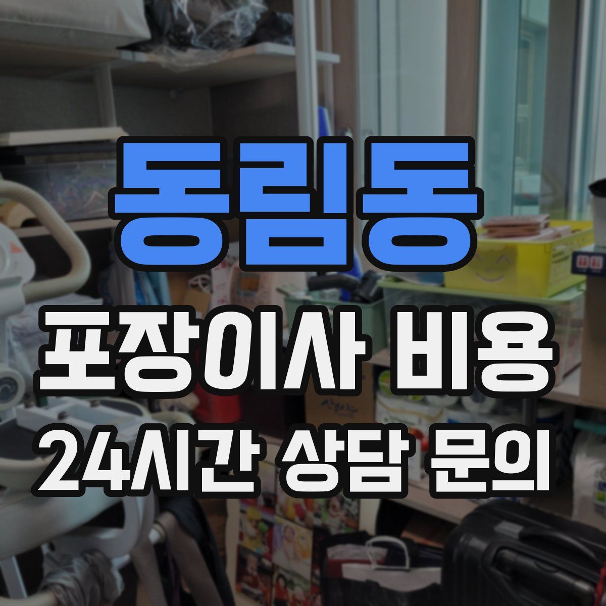 동림동 포장이사 비용