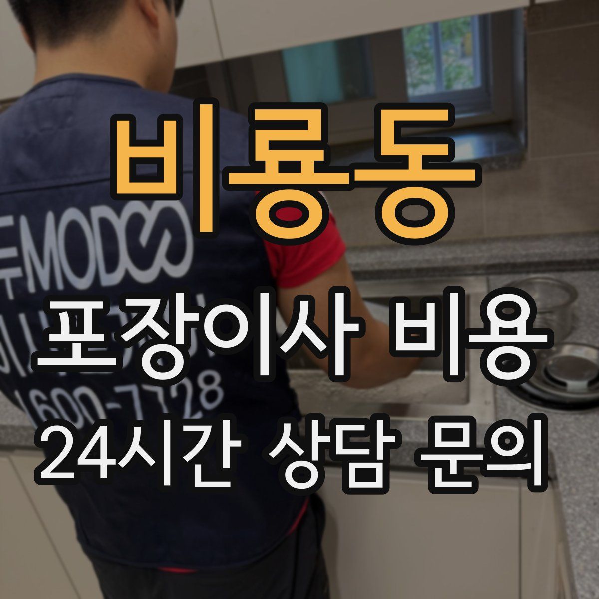 비룡동 포장이사 비용