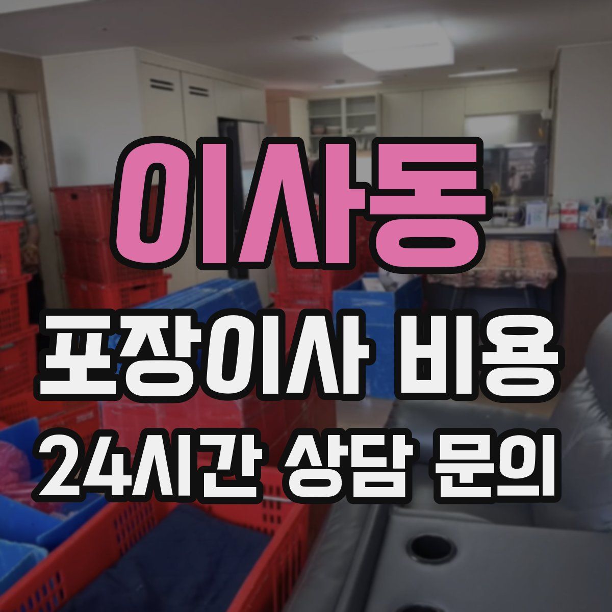 이사동 포장이사 비용