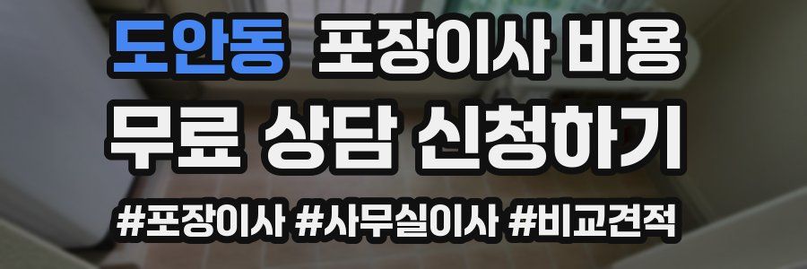 도안동 포장이사 비용