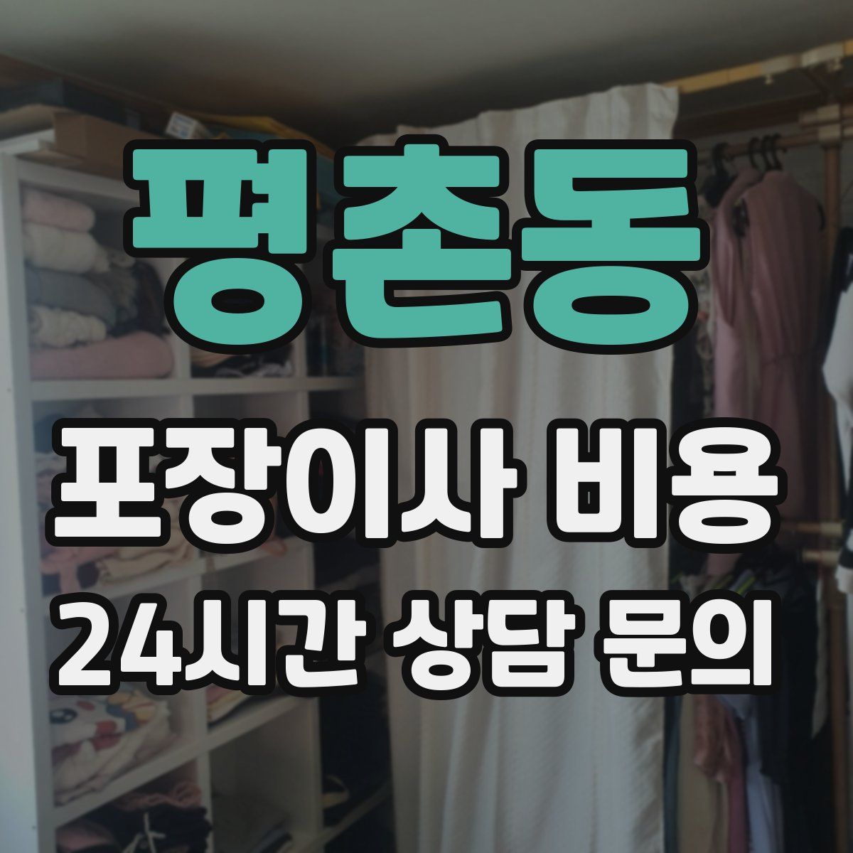 평촌동 포장이사 비용