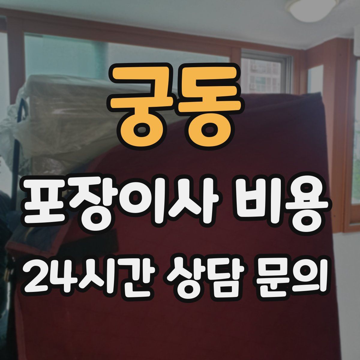 궁동 포장이사 비용